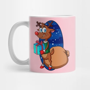 Rudolph brings Gifts Mug
